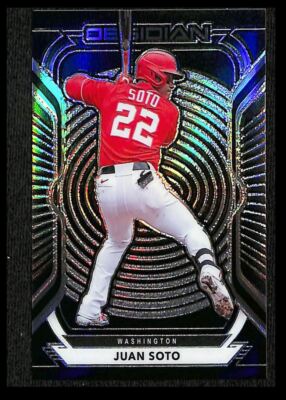 2021 Panini Chronicles Obsidian Juan Soto Washington