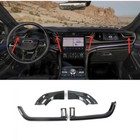 For Jeep Grand Cherokee L 2022-2024 Car Dashboard Air Vent Trim Carbon fiber