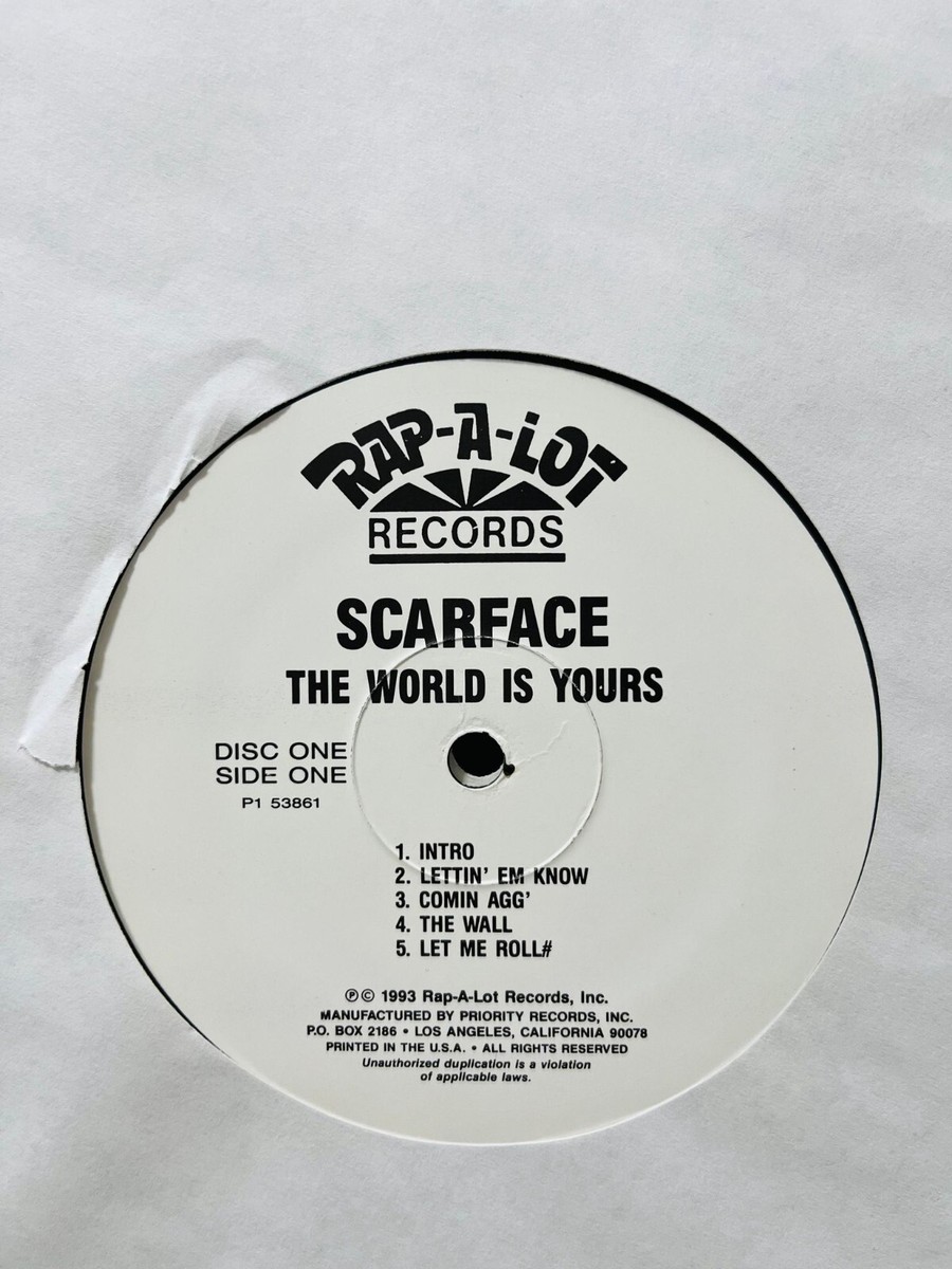 Scarface / The World Is Yours 1993 US 2LP Gangsta Rap Rap A