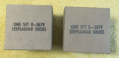 2 Sets ~ R-2679 Stepladder Shoes ~ Bell System ~ AT&T ~ Western Electric ~ NEW