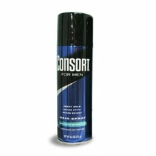 6 PACK Consort for Men Hair Spray - 8.3 oz (235 g) - Unscented Extra Hold