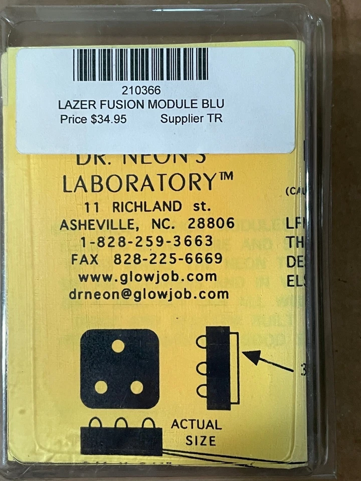 DR. Sistema de neón NEON Glow-Job Bikers Choice 210366 módulo de fusión Lazer azul Foto 4 de 4