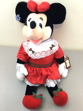 Vintage Applause Disney Minnie Mouse Wearing Dress Stuffed Plush Figure Toy 24