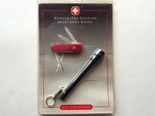 Rare Vintage Wenger Swiss Army Knife Multi tool & Flash Light