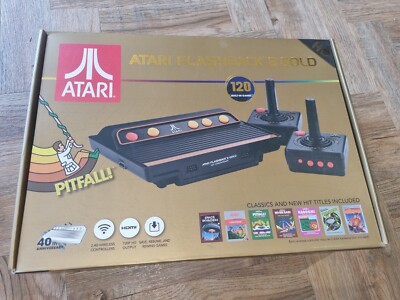 Atari Flashback 8 Gold Deluxe HD + 120 Games Boxed 40th