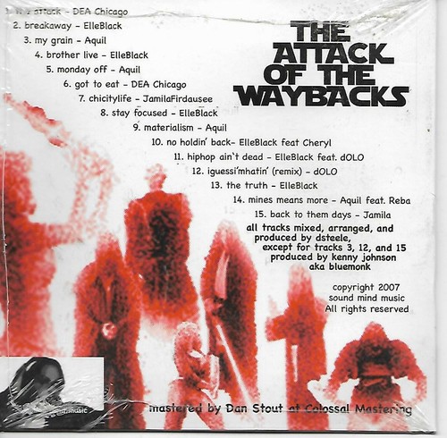 DION STEELE Thw Attack of the Waybacks rap/hip hop from Chicago 2007 - Imagen 2 de 2