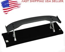 1/10 Tail Wing Carbon Fiber Color Rear Spoiler for RC Drift Car On-Road Racing