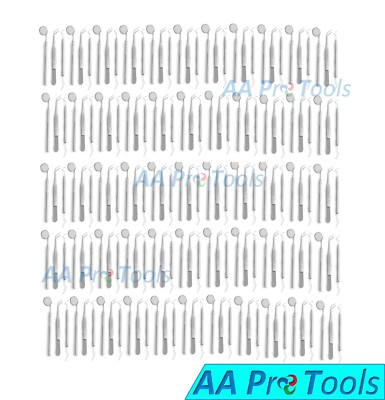 180-Piece Basic Dental Starter Set – Mirror, Explorer, Plier Instruments (Economy Pack Pr-146)