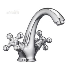 Wasserhahn Bad Waschtischarmatur Waschbecken Armatur 721 Mischbatterie Nostalgie