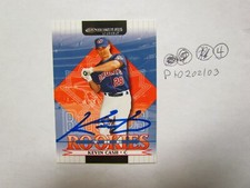 2002 Donruss Kevin Cash Signed Baseball Card
