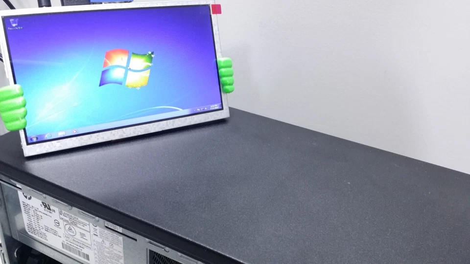 HP ProDesk 405 G1 AMD A4-5000 APU 4GB RAM 500GB HDD Win7 PC Desktop Computer - Image 2 of 4