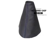 Schaltmanschette Schaltsack Für Renault Megane MK 3 2008-15 Leder Naht Blau