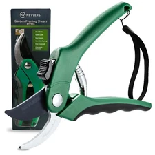 Nevlers Garden Scissors BYPASS Pruning Shears Stainless Steel 8 mm Cutting Trim