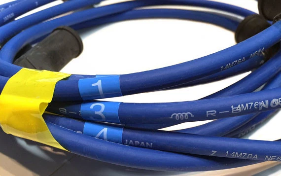 Juego de cables de enchufe de encendido para camioneta Datsun 620, NGK, 1972-1979, hecho en Japón, ¡NUEVO! Foto 2 de 3