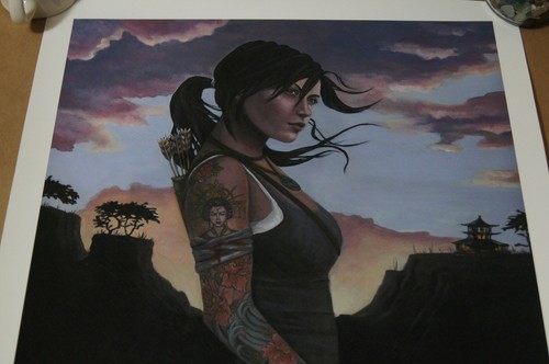 New! Tomb Raider "Reborn" Limited Edition Giclee Print by Cate Rangel # 83/100 - Picture 2 of 4