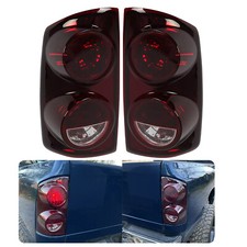 Pair Tail Lights Lamps For Dodge Ram 1500 2007-2008 2500 3500 07-09 Red Smoke