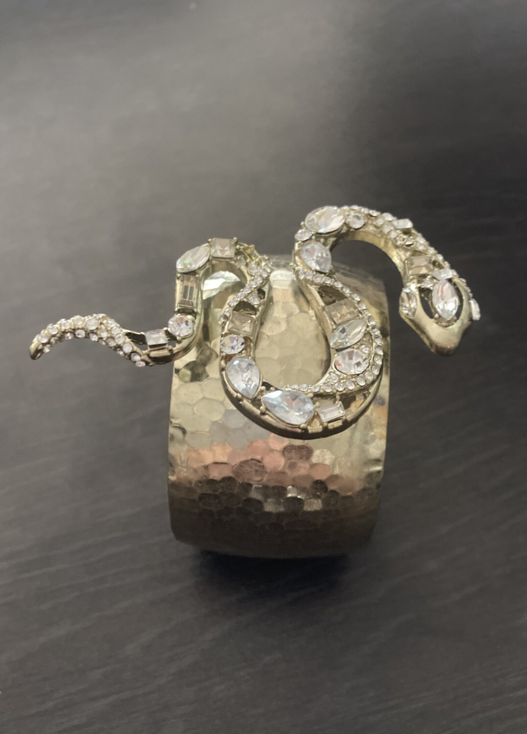 Silver Snake Cuff Bracelet - image 4