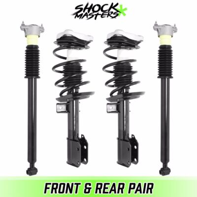 Front Complete Struts w/ Springs & Rear Shocks for 2010-2015 Mercedes GLK350