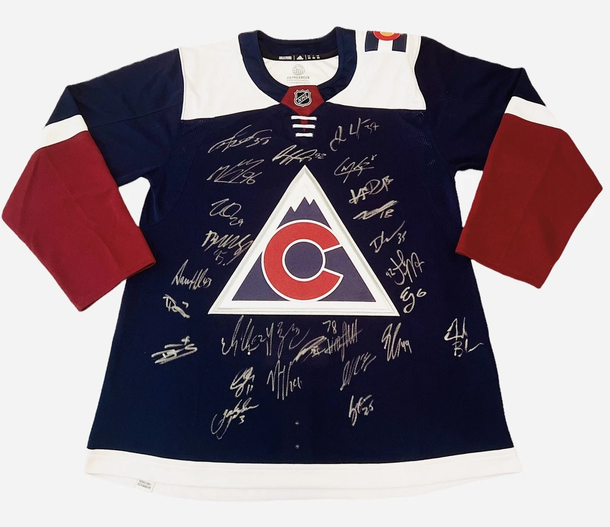 Colorado Avalanche Autographed 2022 Stanley Cup Champions adidas