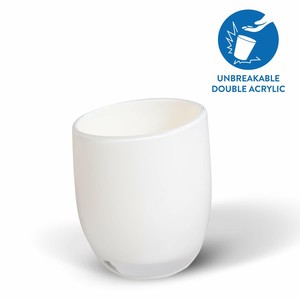 Стакан tatkraft repose White, акрил (4742943012219)