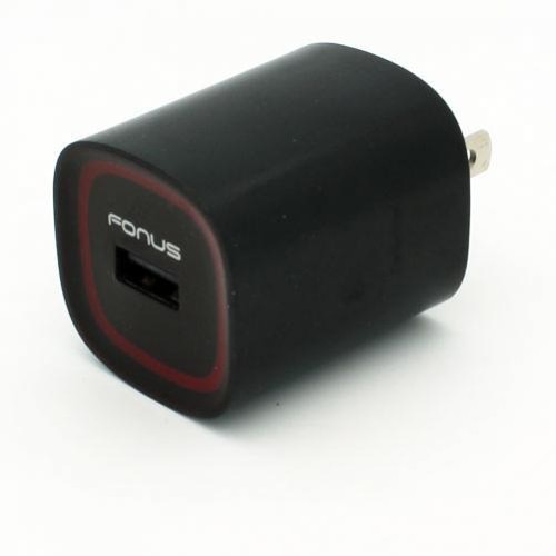 2.4A RAPID HOME WALL CHARGER ADAPTER USB 6FT LONG CABLE CORD LED for CELL PHONES - 第 2/4 張圖片