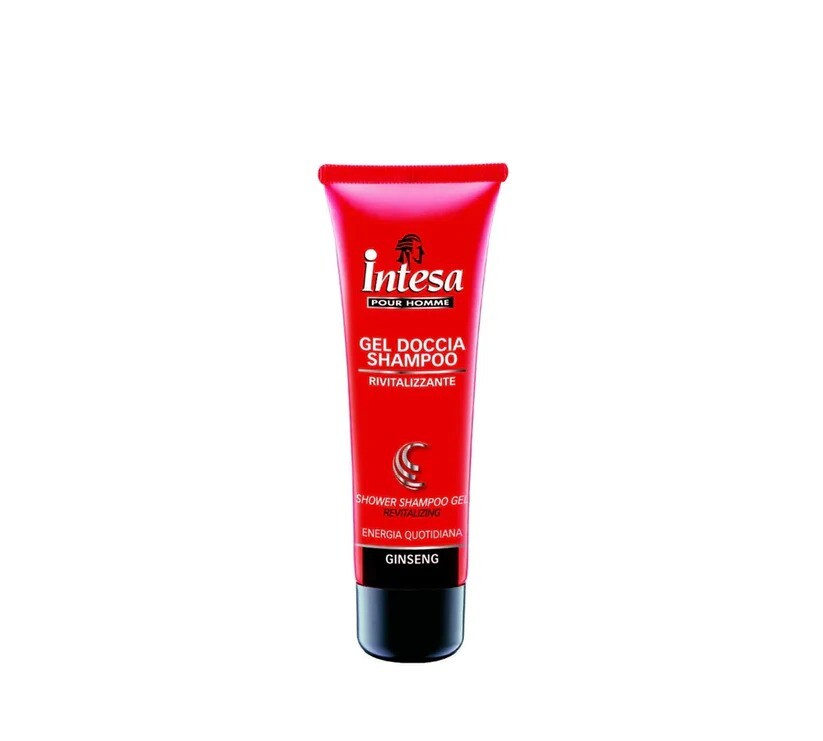 Intesa Pour Homme Ginseng Revitalizing Shower Shampoo Gel 50 ml - BRAND NEW