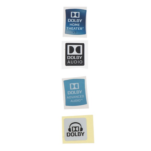 Dolby Surround Sound Labels Laptop Stickers Desktop Decor DIY Stickers - Zdjęcie 7 z 15