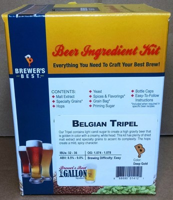 Gallon Home Brew Beer Ingredient Kit (Belgian Tripel)