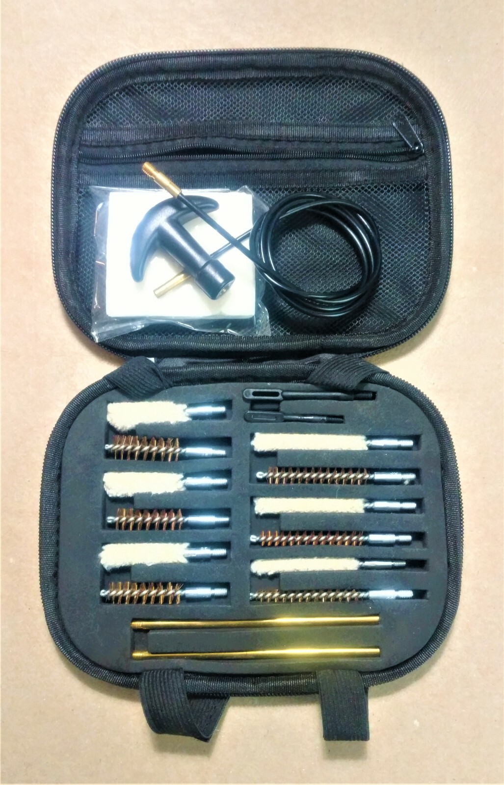 19pc Compact Gun Cleaning Kit for Handguns & Rifles 223 5.56 270 308