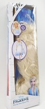 Disney Frozen 2 Elsa the Snow Queen Dress Up Blonde Long Wig