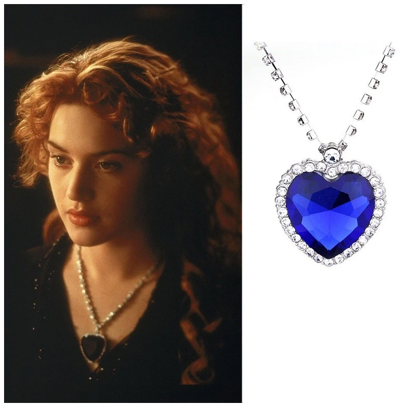 Blue Diamond Necklace Titanic