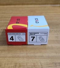 2024 MCDONALD'S CROCS KEYCHAIN TOYS LOT OF 2 - #4 AND 7. BOTH NEW!!
