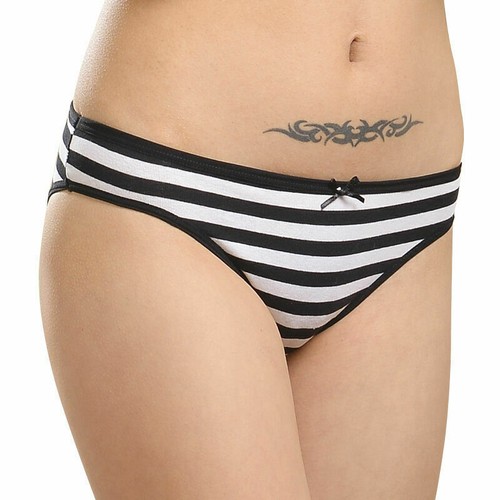 6pcs Womens Cotton Underwear Striped Ladies Sexy Briefs Panties Knickers H - Picture 5 of 16