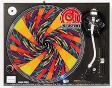 Twisted Wires - 7"-12" DJ slipmat for LP turntable record player