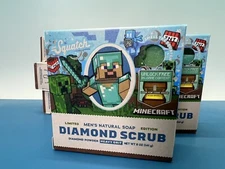 MINECRAFT DR. SQUATCH (Diamond Soap Scrub) - In Game Content! LIMITED EDITION🔥