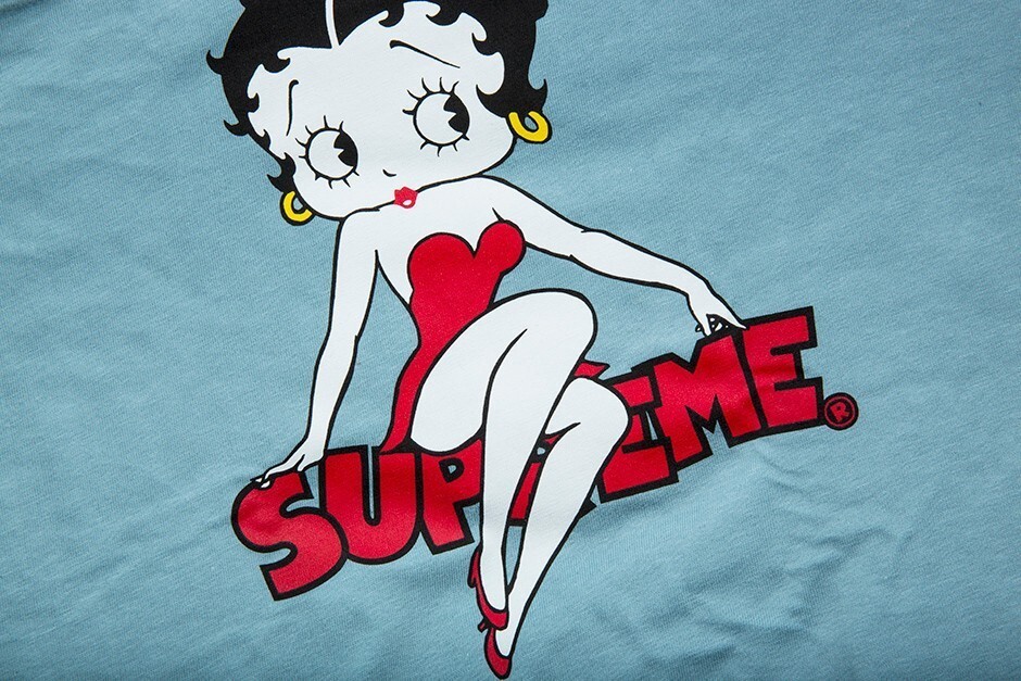 トップス Supreme SS16 Betty Boop Raglan M BRAND NEW SS16 SUPREME BETTY BOOP TEE SLATE L LARGE TRUSTED SELLER