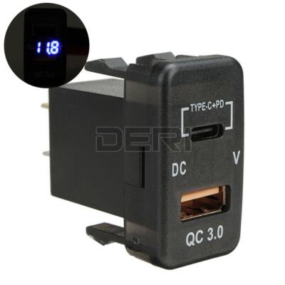 Bouton Interrupteur USB Chargeur PD+QC3.0 Pour Nissan Y61 - Neuf - Compatible Tableau De Bord