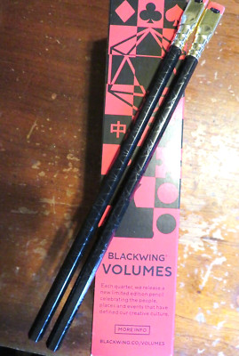 SET 2 NEW PALOMINO BLACKWING Pencil Volume 20 Tabletop Games Limited Edition