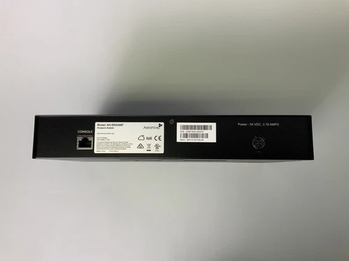 Aerohive AH-SR2208 NETWORKS SWITCH AH-SR-2208P-NA 8 Port Gigabit Ethernet Switch