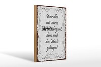 Holzschild Spruch 20X30 Cm Wer Alles Mit LäCheln Beginnt Deko Schild Wooden Sign