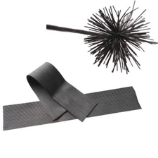 10 PCS Cat Whisker BLACK Rubber Bow String Silencers COMPOUND RECURVE FREE SHIP