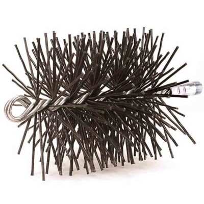 6'' Round Heavy-Duty (Poly) Chimney Brush 3/8'' NPT