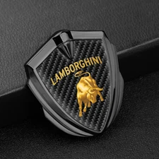 Lamborghini Emblem | Side Badge Logo | Premium Quality Metal Fender Decal