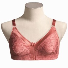 Hard-to-Find Bra Size 54A 54B Stretch-to-Fit Satin Cups Stay Cool Dry NEW