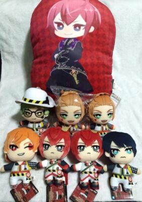 Twisted Wonderland Goods Menge 8 Plüschkissen Riddle Rosehearts Trey Clover