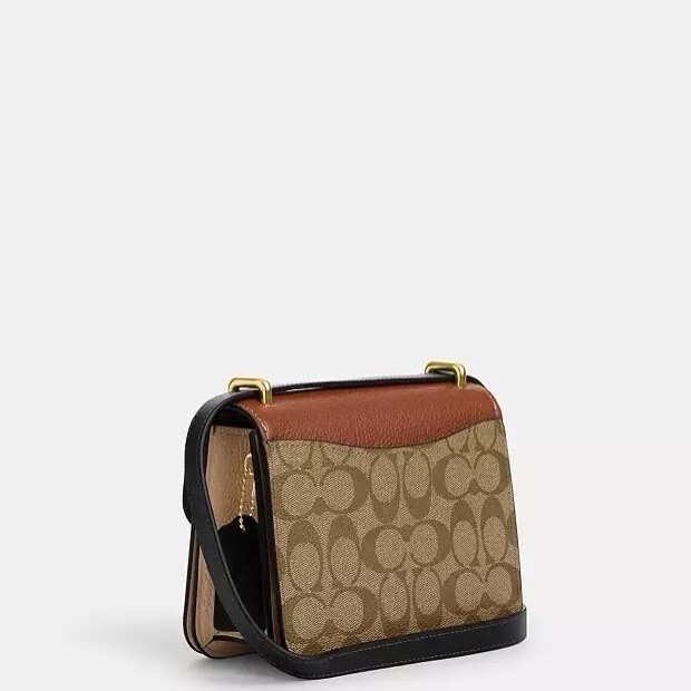 Buy NWT Coach Crossbody Bag Morgan Square in Colorblock Signature