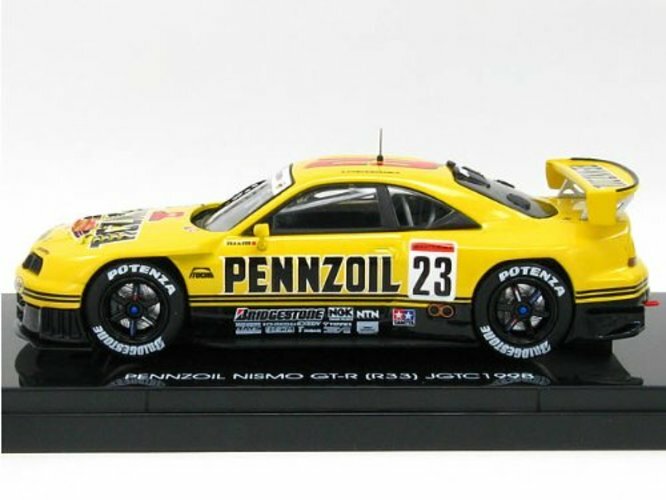 EBBRO 44191 Pennzoil Nismo Gt-r JGTC 1998 Yellow 1/43 Scale