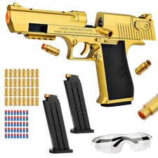 Toy Gun with Soft Bullets, Toy Pistol with 32Pcs Jump Ejecting Mag, 40 Pcs EV...