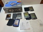 6 ręcznych palmtopów elektronicznych vintage - m505, V, wolfram T3, E, Vx - nieprzetestowanych