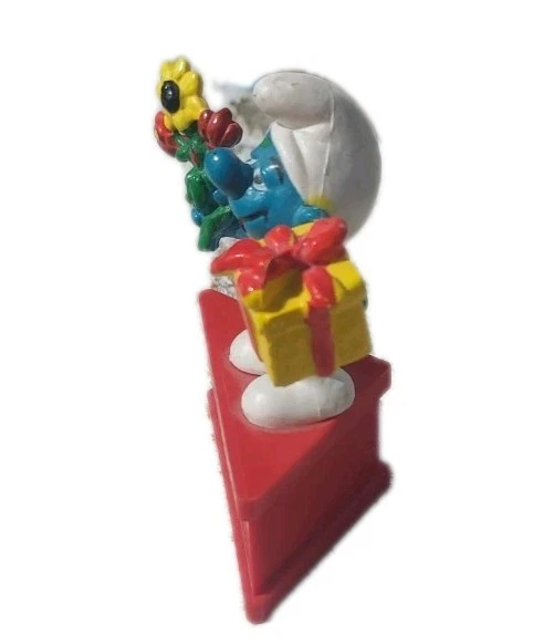 Schlumpf Schlümpfe Schleich Sockel Glückwunsch Geburtstag - Bild 4 von 4